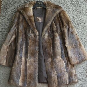 Vintage Andre Furs Sz M Mink Fur Coat